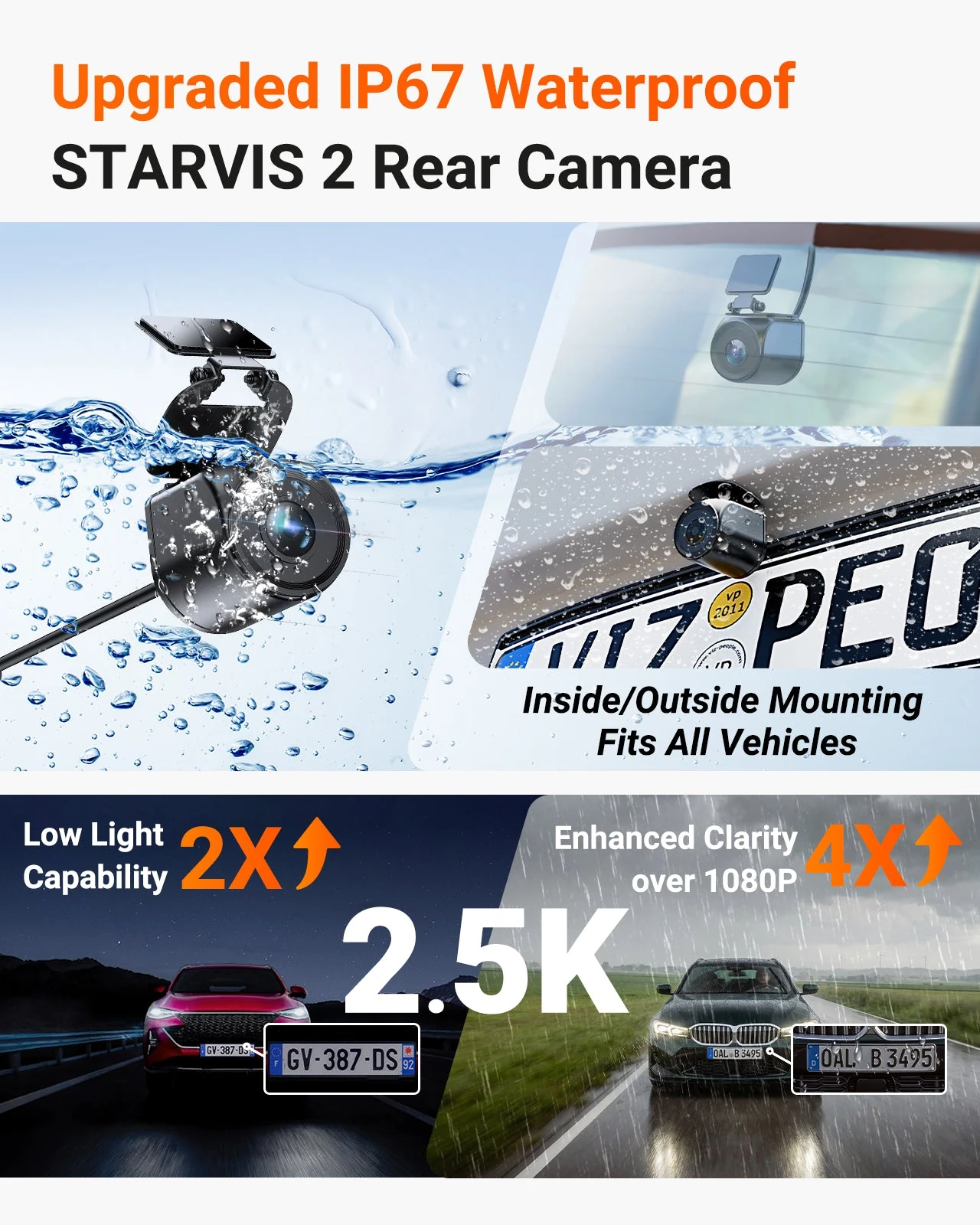 Vantrue Nexus 4 Pro S (N4 Pro S) 3-Channel Dash Cam — Starvis 2