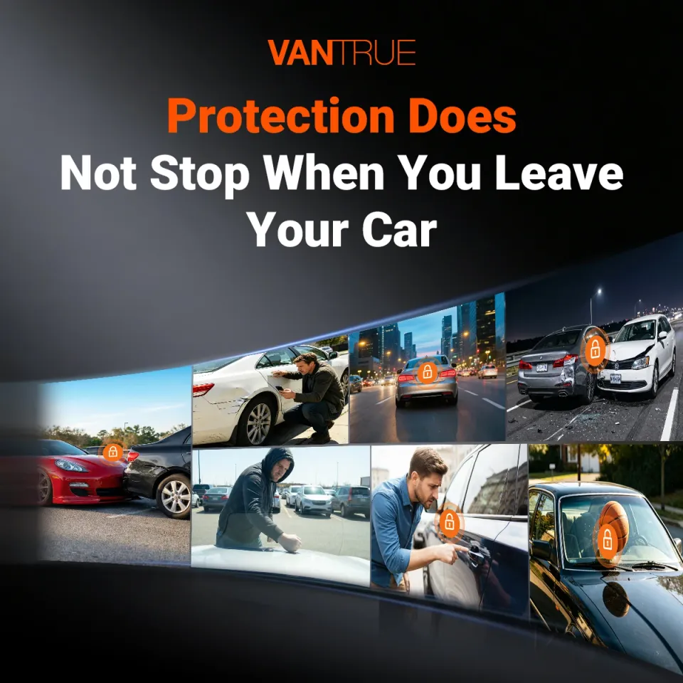 Vantrue Pilot 2 unattended vehicle protection illustration
