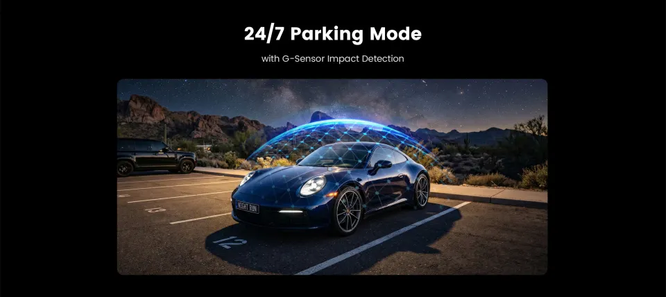 Vantrue Pilot 2 parking protection modes