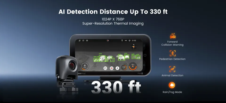 Optional Pilot 2 Thermal Smart Module imaging illustration